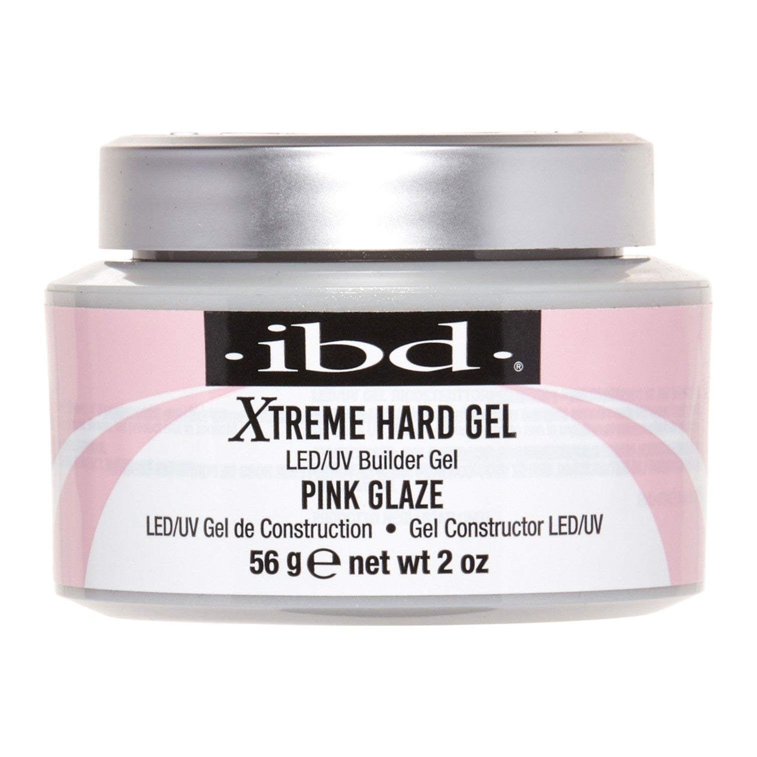 IBD Xtreme Hard Gel LED/UV Builder Gel - Pink Glaze 2oz | C8 – C8
