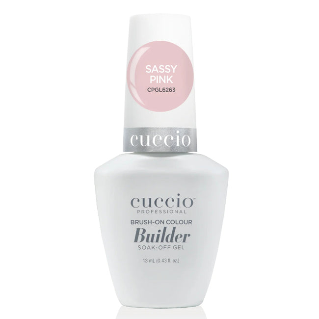 Cuccio Brush-on Colour Builder Gel 0.43oz - Sassy Pink