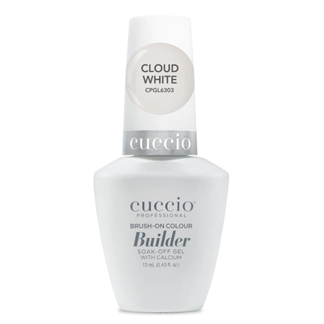 Cuccio Brush-on Colour Builder Gel 0.43oz - Cloud White