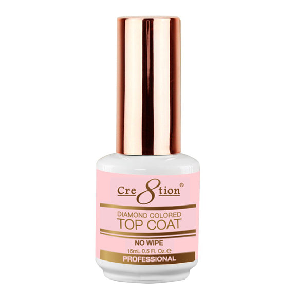 (BOGO) Cre8tion Diamond Colored Top Coat 0.5oz - Add 1, Get 1 Free