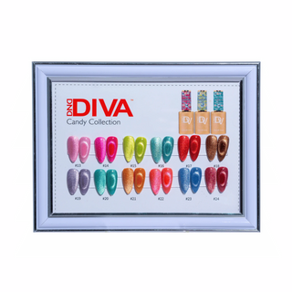 DIVA Framed Color Chart - 9D Cat Eye Candy