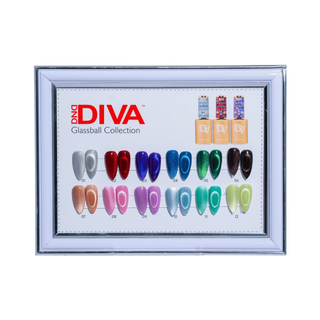 DIVA Framed Color Chart - 9D Cat Eye Glassball