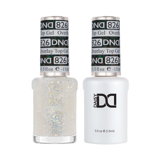 DND Duo Matching Color - OVERLAY GLITTER TOP GELS Collection - 826