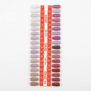 DND Duo Matching Color (HEMA/TPO Free) - 36 Colors Board 2 - High Gloss (#037 - #072) w/ 1 Color Chart