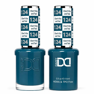DND Duo Matching Color - HEMA/TPO Free - 124 I Don't Kiss And Teal