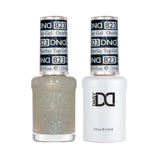 DND Duo Matching Color - OVERLAY GLITTER TOP GELS Collection - 823