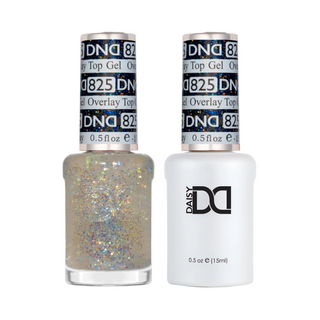 DND Duo Matching Color - OVERLAY GLITTER TOP GELS Collection - 825