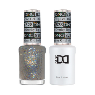 DND Duo Matching Color - OVERLAY GLITTER TOP GELS Collection - 828