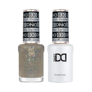 DND Duo Matching Color - OVERLAY GLITTER TOP GELS Collection - 830