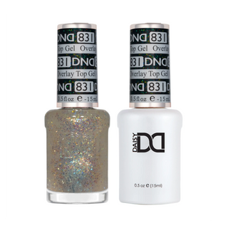 DND Duo Matching Color - OVERLAY GLITTER TOP GELS Collection - 831