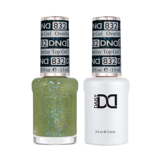 DND Duo Matching Color - OVERLAY GLITTER TOP GELS Collection - 832