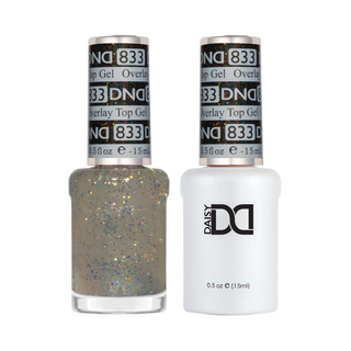 DND Duo Matching Color - OVERLAY GLITTER TOP GELS Collection - 833