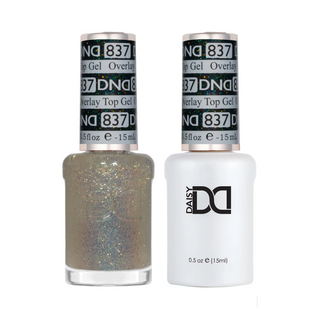 DND Duo Matching Color - OVERLAY GLITTER TOP GELS Collection - 837