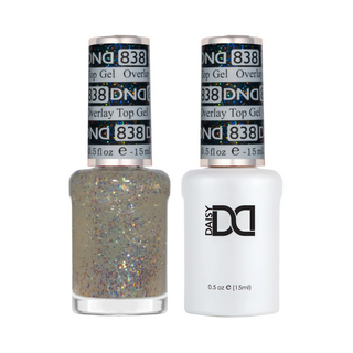 DND Duo Matching Color - OVERLAY GLITTER TOP GELS Collection - 838