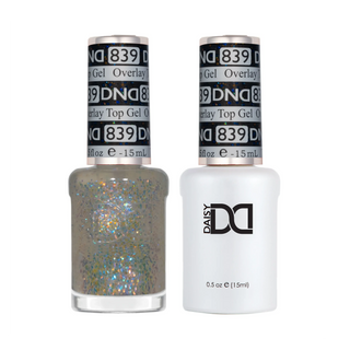 DND Duo Matching Color - OVERLAY GLITTER TOP GELS Collection - 839