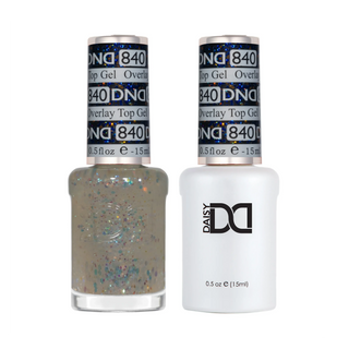 DND Duo Matching Color - OVERLAY GLITTER TOP GELS Collection - 840