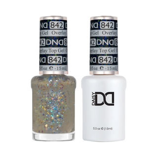 DND Duo Matching Color - OVERLAY GLITTER TOP GELS Collection - 842