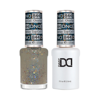 DND Duo Matching Color - OVERLAY GLITTER TOP GELS Collection - 844