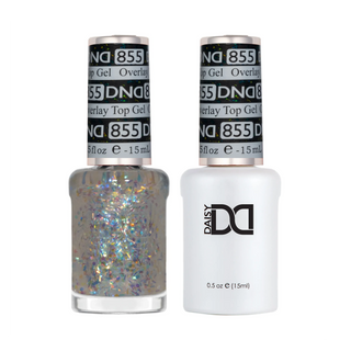 DND Duo Matching Color - OVERLAY GLITTER TOP GELS Collection - 855
