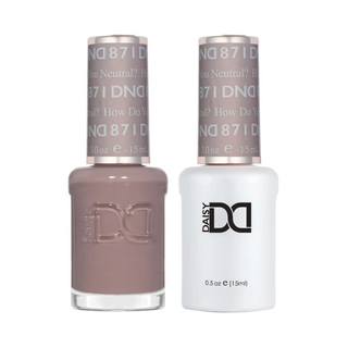 DND Matching Pair - Sheer Collection - 871 How Do U Neutral?