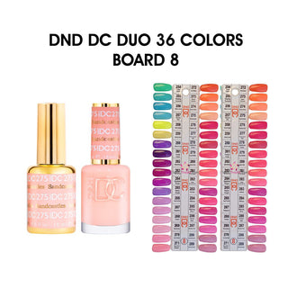 DND DC Duo Matching Color - 36 colors Board 8 (#254 - 289) w/ 2 Color Charts