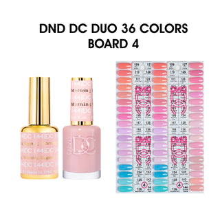 DND DC Duo Matching Color - 36 colors Board 4 (#109 - #144) w/ 2 Color Charts