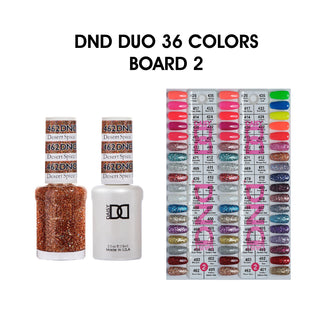 DND Duo Matching Color - 36 colors Board 2 w/ 2 Color Charts