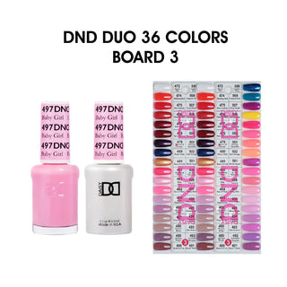 DND Duo Matching Color - 36 colors Board 3 (#473 - #509) w/ 2 Color Charts