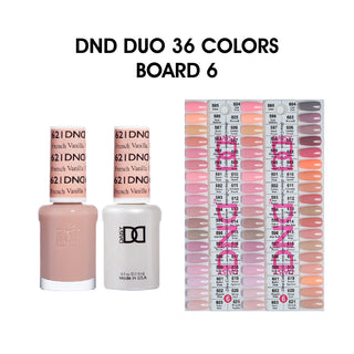 DND Duo Matching Color - 36 colors Board 6 (#585 - #621) w/ 2 Color Charts