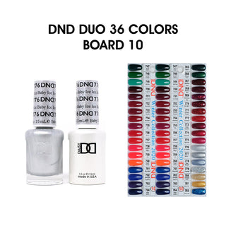 DND Duo Matching Color - 36 colors Board 10 (#747 - #782) w/ 2 Color Charts