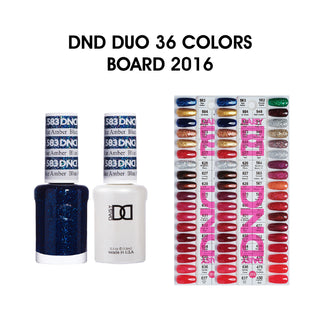 DND Duo Matching Color - 36 colors Board 2016 Collection w/ 2 Color Charts