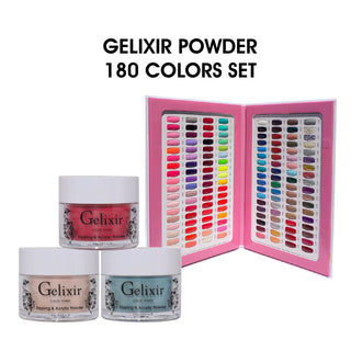 Gelixir Matching Color - Full Set 180 Colors w/ 1 Color Chart Book