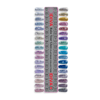 DIVA Color Chart - Raise Your Glass Collection