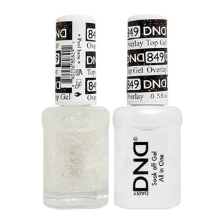 DND Duo Matching Color - OVERLAY GLITTER TOP GELS Collection - 849