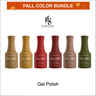 (Fall Color Bundle) Kiara Sky Gel Pro 0.5oz - Pre-selected 50 Colors