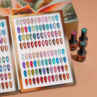 Royal Flash Cat Eye Collection 48 Colors w/ 1 Color Book