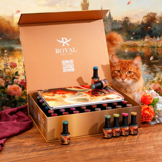 Royal Flash Cat Eye Collection 48 Colors w/ 1 Color Book — Royal Cat Eye Gel | C8 Nail Supply