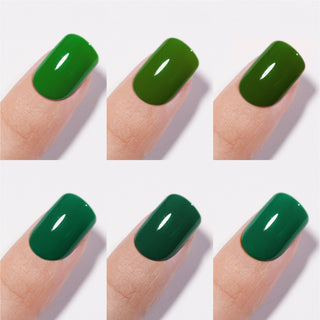 Chance Green Escape Collection 0.5oz - 18 Colors w/ 1 Counter Display, 3 Chance No Wipe Top Coat 0.5oz & 1 Cre8tion White Pearl Chrome