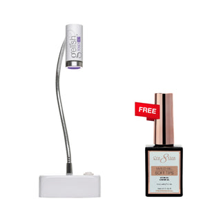 Gelish Soft Gel Touch LED Light with USB Cord - Buy 1 Get 1 Cre8tion Soft Tips Extend Gel 0.5oz