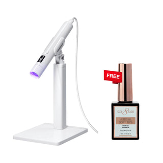 Cre8tion Mini UV Lamp with Silicone - Buy 1 Get 1 Cre8tion Soft Tips Extend Gel 0.5oz
