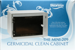 Ikonna Germicidal Clean Cabinet The Mini-209 — Ikonna Nail Product | C8 Nail Supply