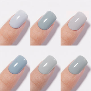 Chance Grey Portrait Collection 0.5oz - 18 Colors w/ 1 Counter Display, 3 Chance No Wipe Top Coat 0.5oz & 1 Cre8tion White Pearl Chrome