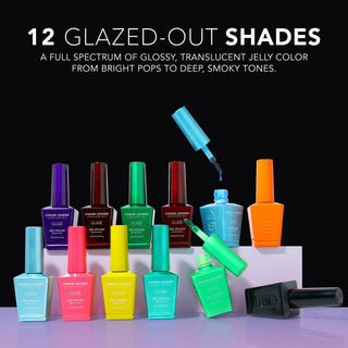 Chaun Legend - Gel Polish 0.5oz - Glaze Collection - 12 Colors