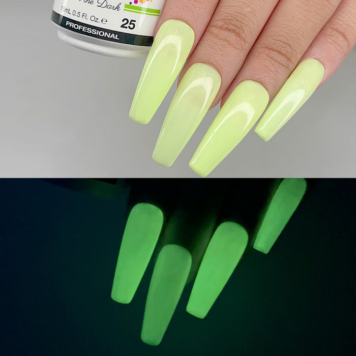 Cre8tion Glow in the Dark Soak Off Gel 0.5oz G25