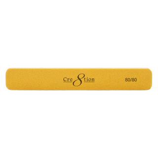 Cre8tion Nail File JUMBO Gold 80/80