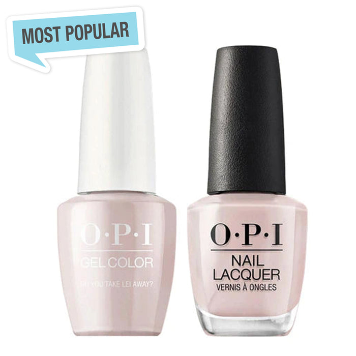 OPI Gel &amp; Lacquer Matching Color 0.5oz - H67 ¿Te llevas a Lei?