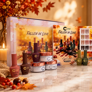 Chisel Fallen in Love Collection Gel + Powder - Set 36 Colors w/ 2 Acrylic Booklet