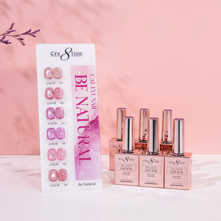 Cre8tion Cat Eye Be Natural Kit - 6 Colors