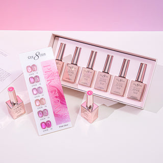 Cre8tion Cat Eye Pink Glow Kit - 6 Colors