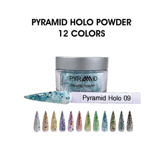 Pyramid Dip Powder - Holo Collection - 12 Colors